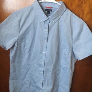 Tommy Hilfiger Light Blue Dress Shirt Button-Down